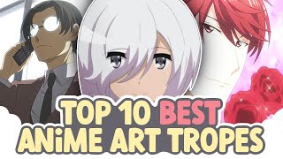 Top 10 BEST Anime Art Tropes! (And I Draw Them All) || SPEEDPAINT + COMMENTARY