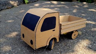 How to Make D.I.Y Cardboard Truck || D.I.Y कार्डबोर्ड ट्रक कैसे बनाए || @TheBajirao