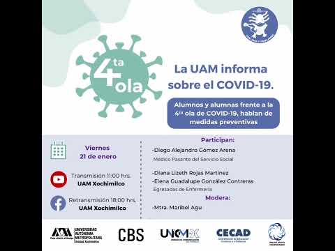 4ta ola: la UAM informa sobre COVID-19 -Viernes 21 de Enero 2022 -