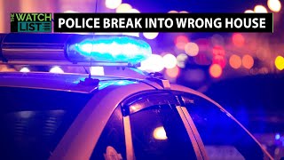 Cops Break Into Wrong House (Video)