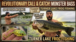REVOLUTIONARY Call & Catch! Spotting a MONSTER Bass on the Booyah Frog (Turner Lake)
