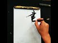 「書道の秋」書く動画