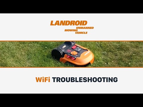 Worx Landroid WiFi Troubleshooting