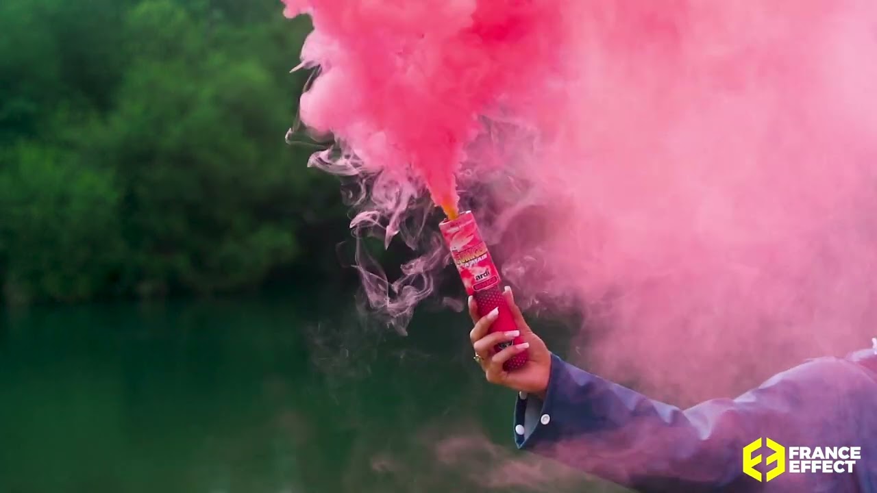 Fumigène à main Rouge, fumée rouge pour stade, mariage