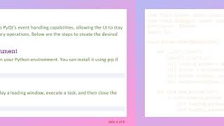 How to Open a Widget, Let it Do Something, and Close it Automatically in PyQt5?