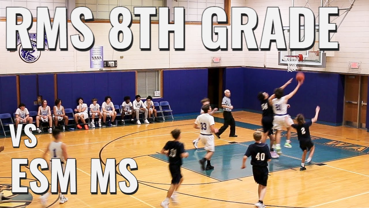 Brayden RMS 8th Grade Basketball Game 6 vs ESM YouTube