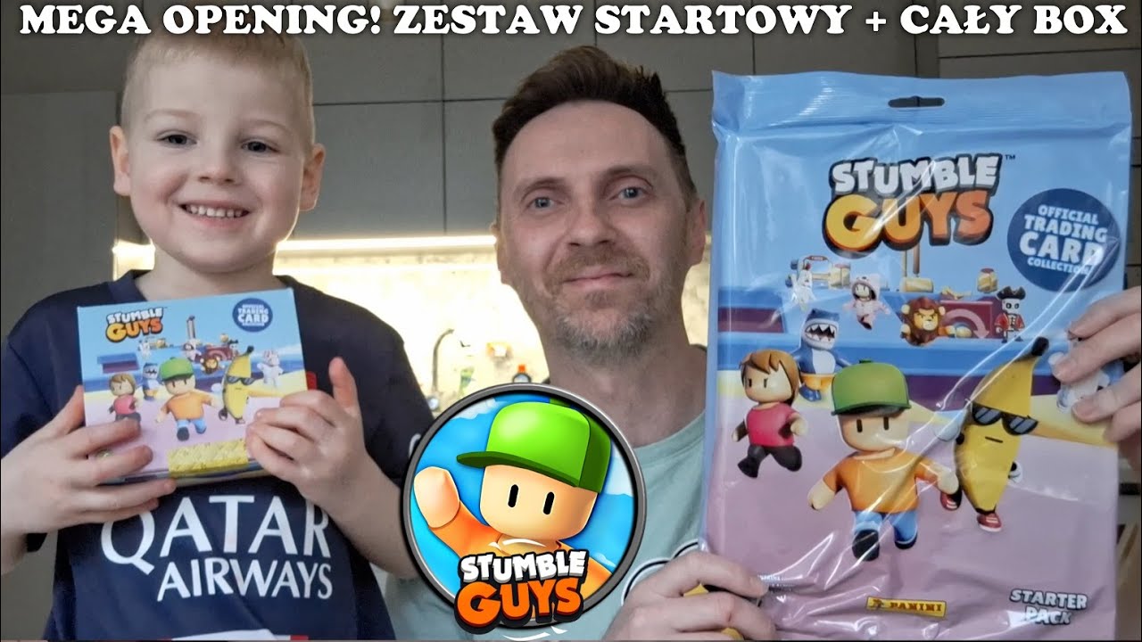 HIT! NOWOŚĆ! MEGA OPENING KART STUMBLE GUYS! ILE SPECIALI - ZESTAW STARTOWY + CAŁY BOX ALE CZAD!!!