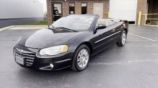04 Chrysler Sebring Black / Grey - One Owner!!