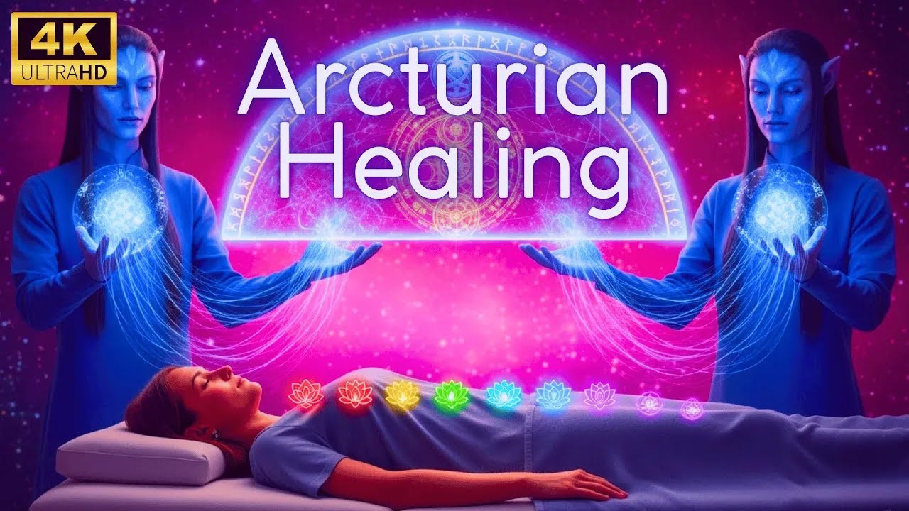 Arcturian Healing Frequency 🌌 DNA Activation with Light Codes 🔮 Soul ...