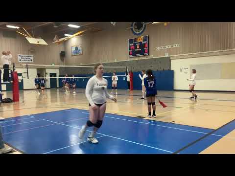 Fairview middle school volleyball at Poulsbo Middle School 5/5/22