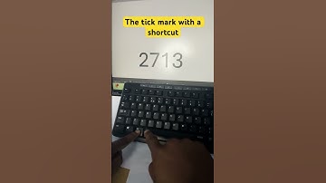 How to insert the tick mark with a shortcut #word #job #skills