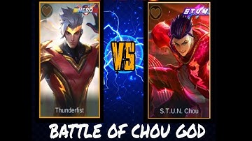 THUNDERFIST vs STUN CHOU battle of chou god - intro (MLBB)
