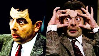 Mr Bean Watching A Horror Movie