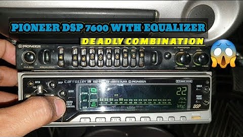 Digital sound processor 7600 with Equalizer EQ-6500V2 deadly combination 😱 #dsp #pioneer