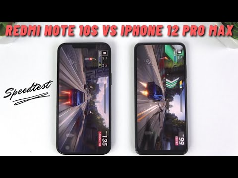 Xiaomi Redmi Note 10S vs iPhone 12 Pro Max | Dimensity 700 vs Apple A14 Speedtest, Comparison