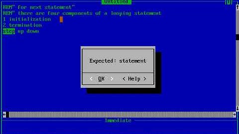 Class 6 Ch 9 looping statement inQBasic