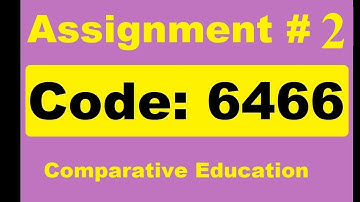 AIOU Solved Assignment No 2 Code 6466 Autumn 2020 | Best Baloch