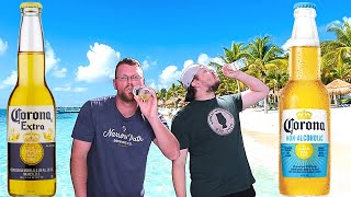 Corona Extra VS Corona Non-Alcoholic Beer Review