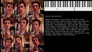 machine learning music on Jacob Collier's Overjoyed challenge (Stevie Wonder)
