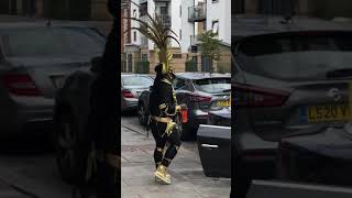 Carnival 2020. One man show on Harrow Road.
