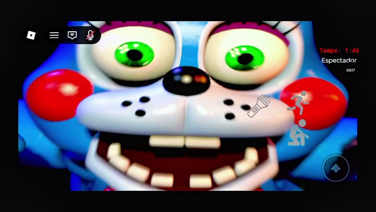 A GRITARIA FOI INSANA! Fugindo da Chica, Bonnie, Freddy e Puppet!