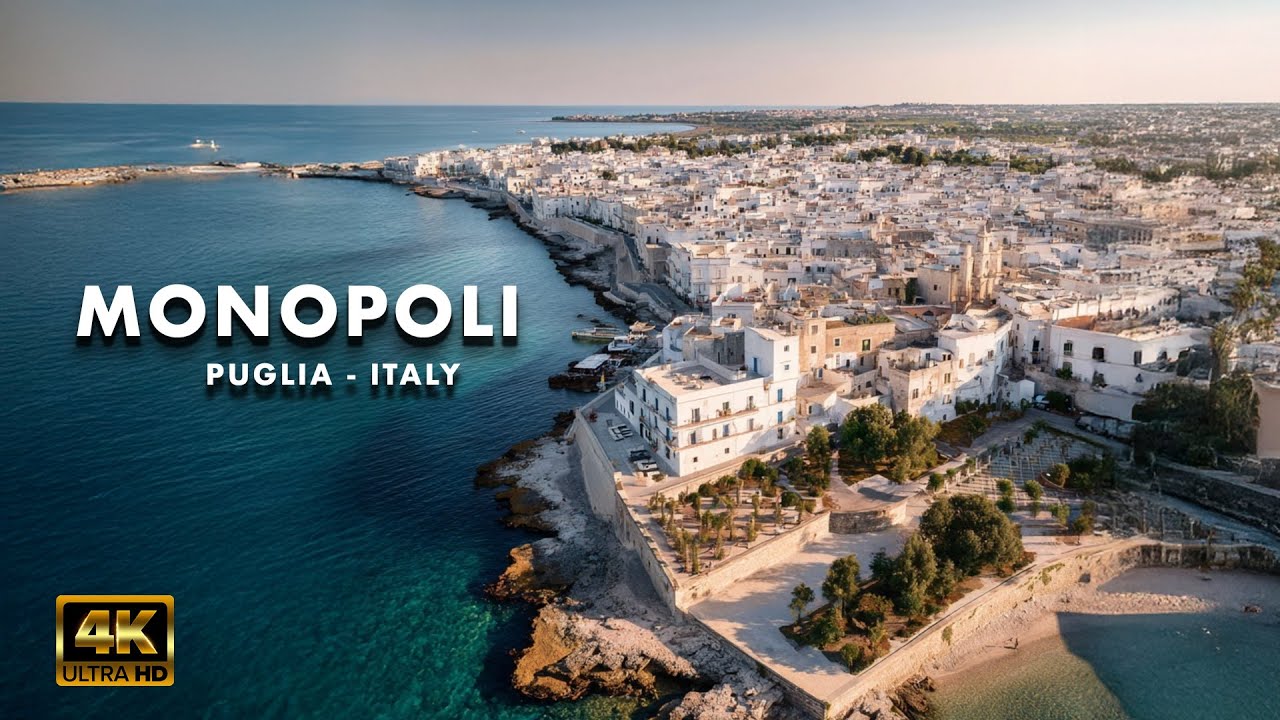Walking the Old Town of Monopoli 4K 🇮🇹 – Apulia’s Timeless Seaside Beauty