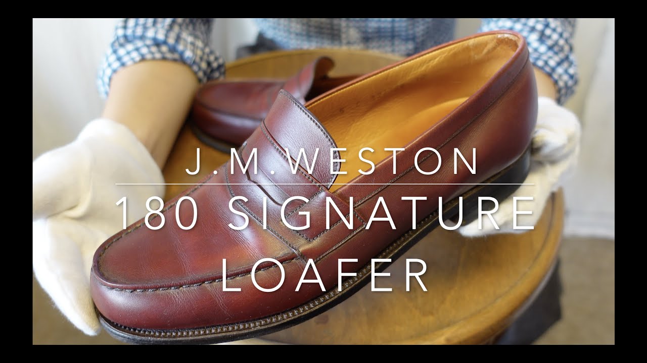 JM WESTON 180 Signature ローファー バーガンディ室内で試着程度です