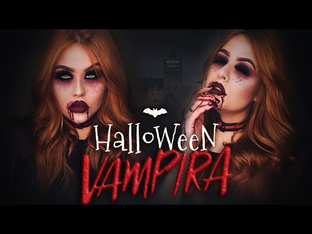 VAMPIRO, Maquiagem Fácil e Rápida (Vampire Makeup Tutorial)