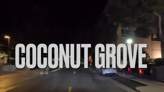Coconut Grove at Night @drivingmiami305 #miami