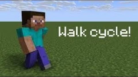 How to Realistic walk cycle in Mine-Imator - Tutorial