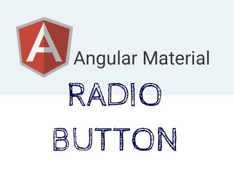 Angular material Radio