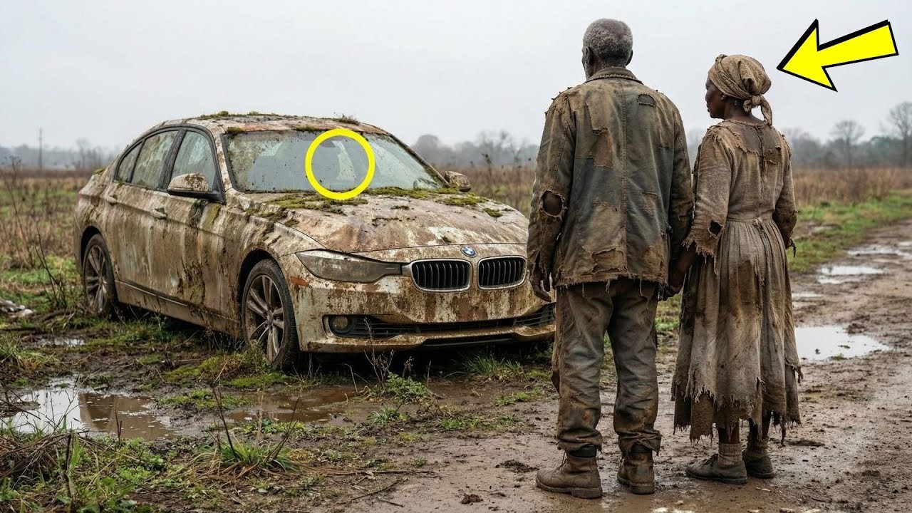 La pareja de ancianos injusticiados halló refugio en un BMW — y lo hallado cambió su destino