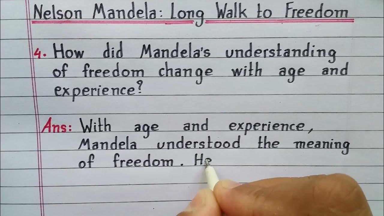 how-did-mandela-s-understanding-of-freedom-change-with-age-and