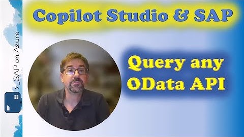 Copilot Studio + SAP: Dynamic SAP OData calls
