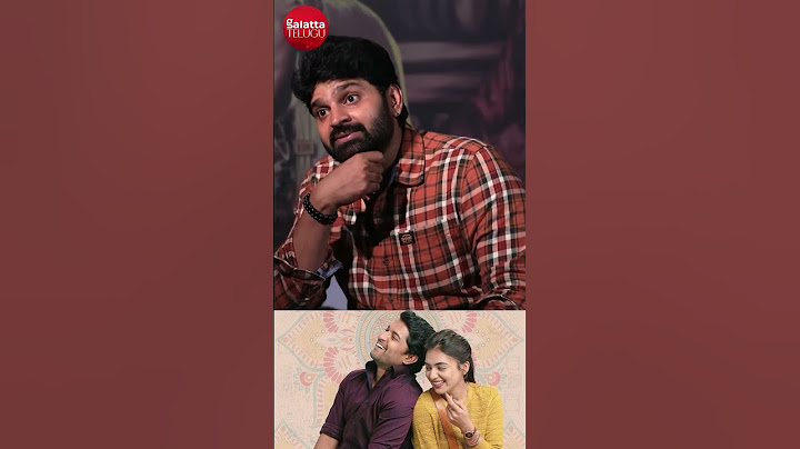"#vivekathreya narrated ante sundaraniki long back.." #sreevishnu #swag