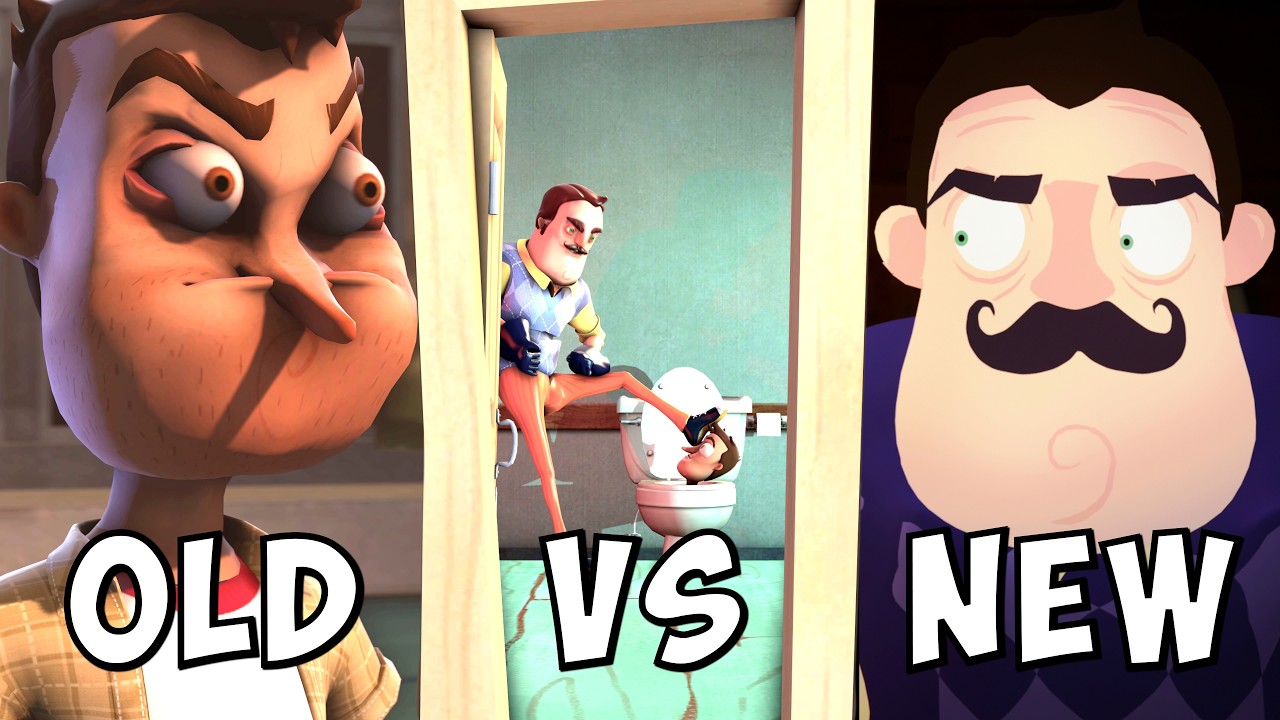 Hello Neighbor Song NEW vs OLD Version (2025 Remake VS 2017)