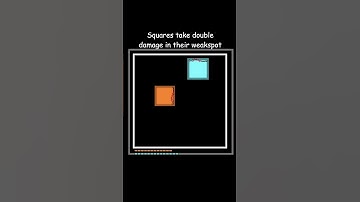 Can the squares protect their Achilles heel? #square #simulation #coding #battle #1v1