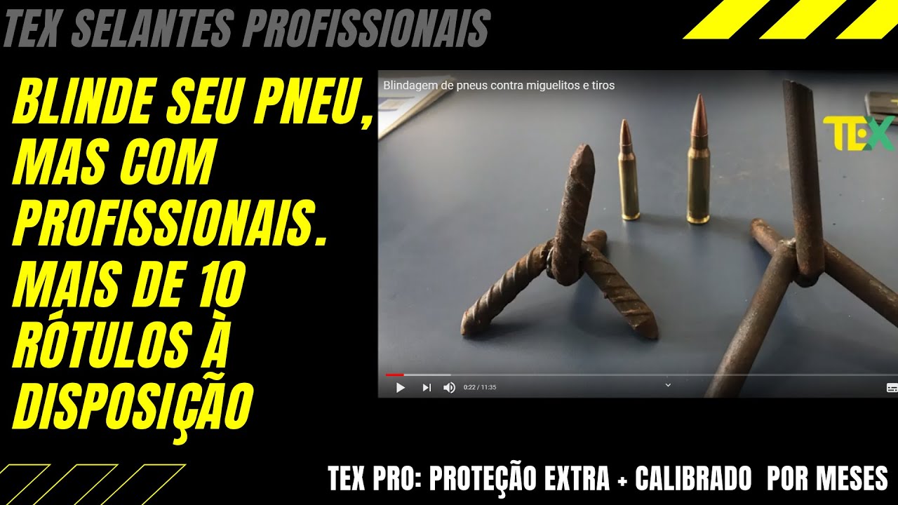 Vídeo: Vale a pena BLINDAR o pneu? Só se for com este selante da TEX.