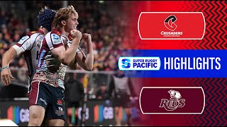 HIGHLIGHTS | CRUSADERS v REDS | Super Rugby Pacific 2024 | Round 11 screenshot 3