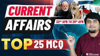 Weekly Current Affairs MCQs for Law Entrance Exam | CLAT 2025 Current Affairs and GK Preparation