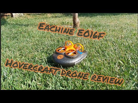 Eachine E016F Hovercraft Drone   Water- Ground And Air Test And Review