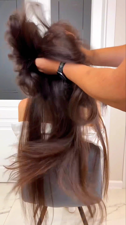 Long Hair Play #longhair #hairplay #hairstyle #hair #silkyhair #hot