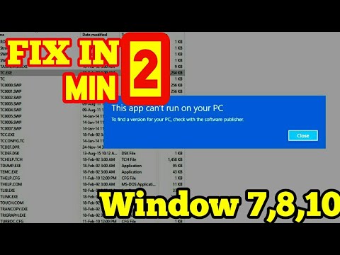 ✓This app can't run on your PC how to fix windows 10/windows 8.1 UPDATED 2018 in hp,dell,acer,lenovo