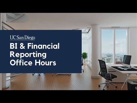 BI & Financial Reporting Office Hours - 09/08/21