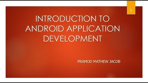 Introduction to Android - Part 5 (Malayalam) - Activity Life Cycle