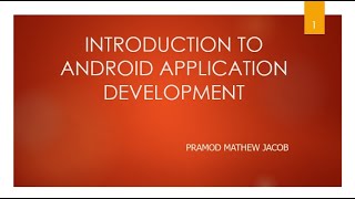 Introduction to Android - Part 5 (Malayalam) - Activity Life Cycle