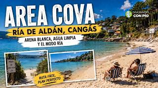 Playa de Area Cova (Ría de Aldán) | Arena blanca y agua tranquila en Cangas