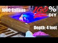 We built a DIY in-ground Hot Tub/Spa! (1000 gallons, fits 10)