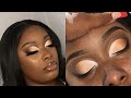 Blown-out Cut-crease tutorial | Makeup for Black Women