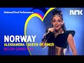 Alessandra  queen of kings  norway   national final performance  eurovision 2023